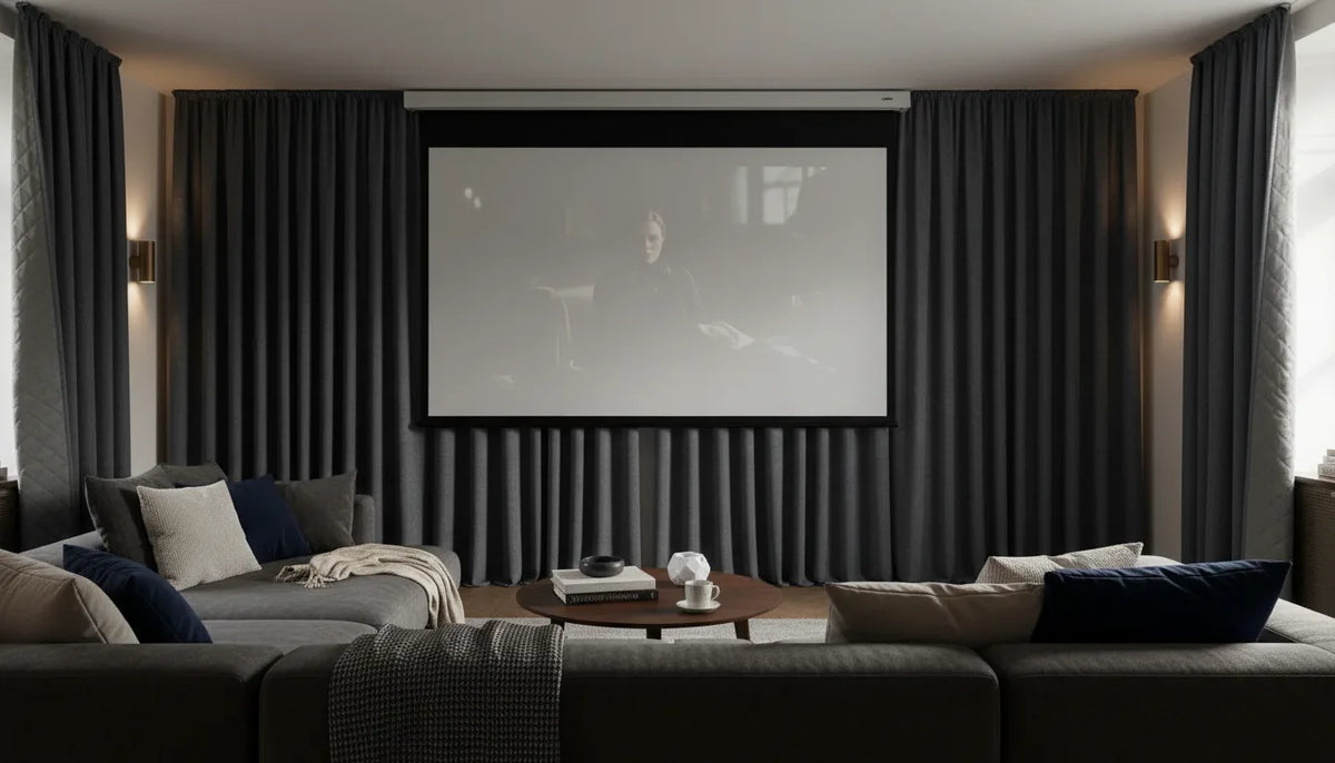 Home theater curtain: create total darkness in your home