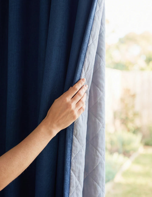 Thermal and Acoustic Blackout Curtain - Cream