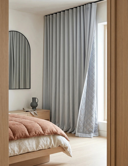 Thermal and Acoustic Blackout Curtain - Cream