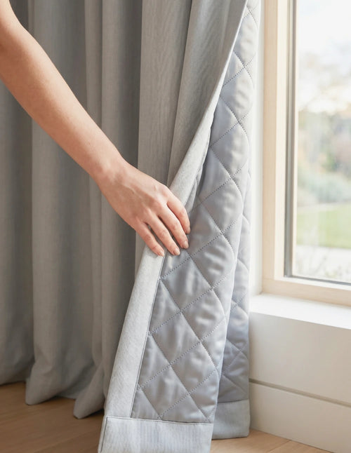 Thermal and Acoustic Blackout Curtain - Cream