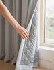 Thermal and Acoustic Blackout Curtain - Cream