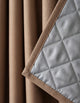 Rideau Occultant Thermique et Phonique - Marron Taupe