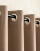 Rideau Occultant Thermique et Phonique - Marron Taupe