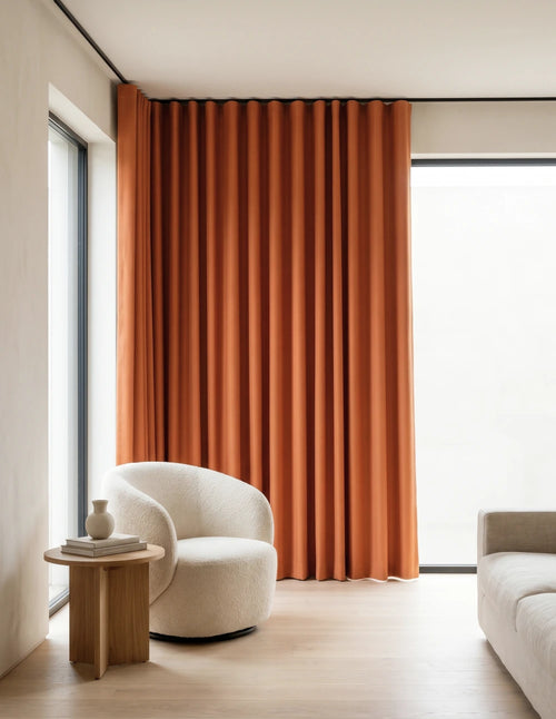Thermal and Acoustic Blackout Curtain - Cream